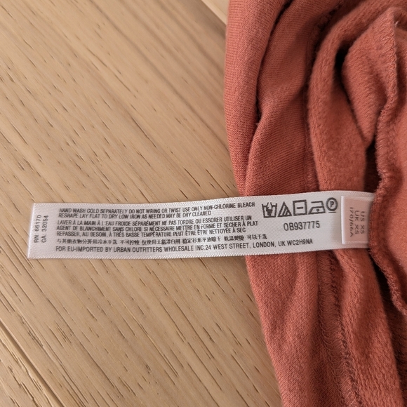 Free People FP Beach Alexis Super Soft Skirt Orange - Size XS - Picture 7 of 8